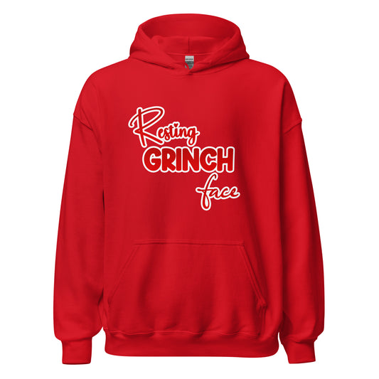 Resting Grinch Face Soft Hoodie