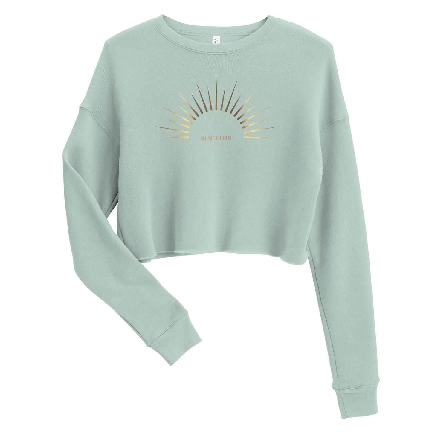 Shine Bright Soft Crop Sweatshirt